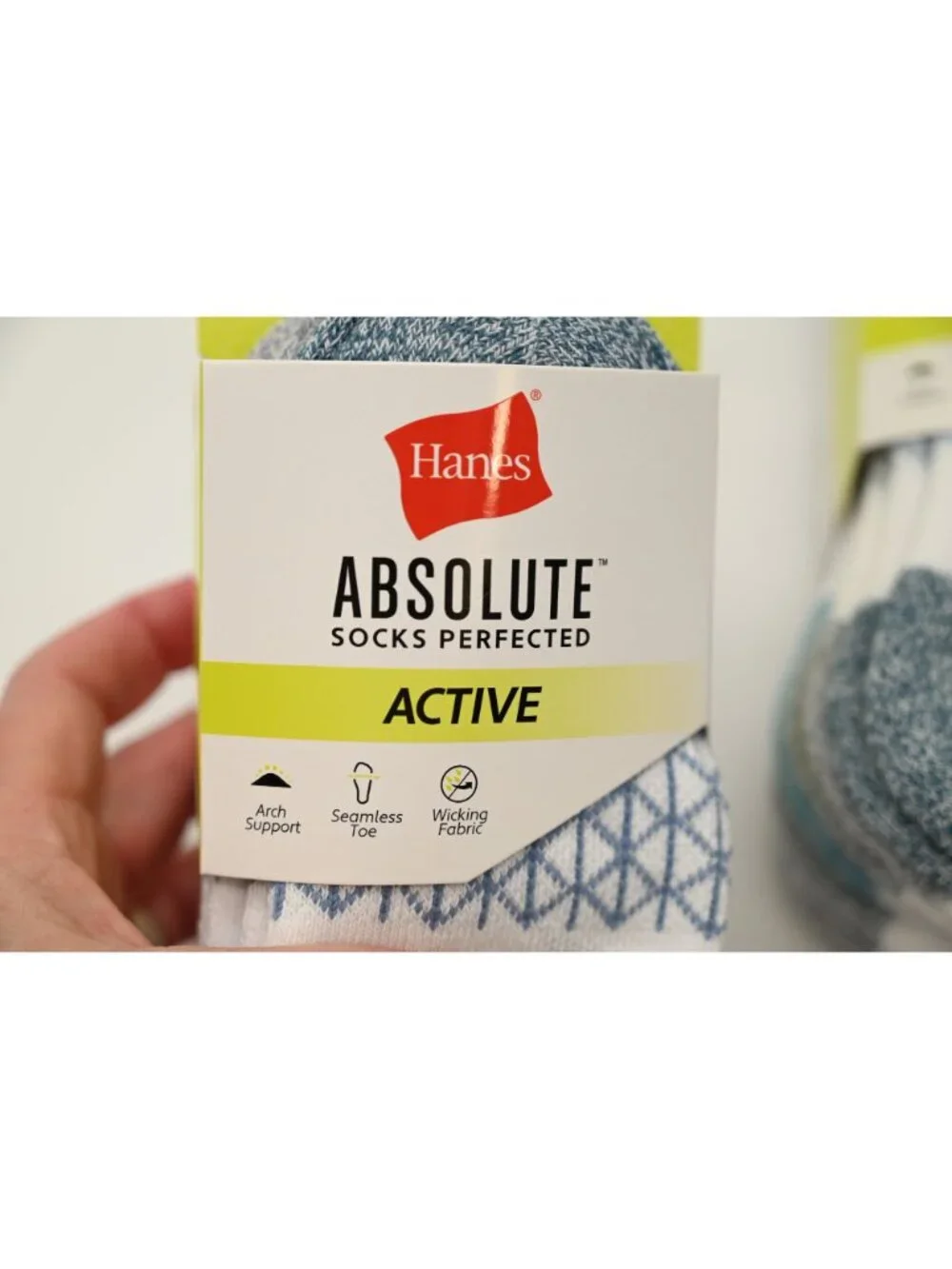 NIP Hanes Lot of 2 5 Pack Absolute Socks Perfected Active Sz M 9-2.5 Ankle